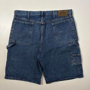 Blue Old Mill Y2k Carpenter Denim Shorts - 38